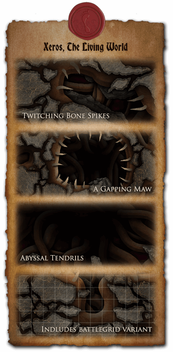 40×30 Battlemap – Xeros, the Living World
