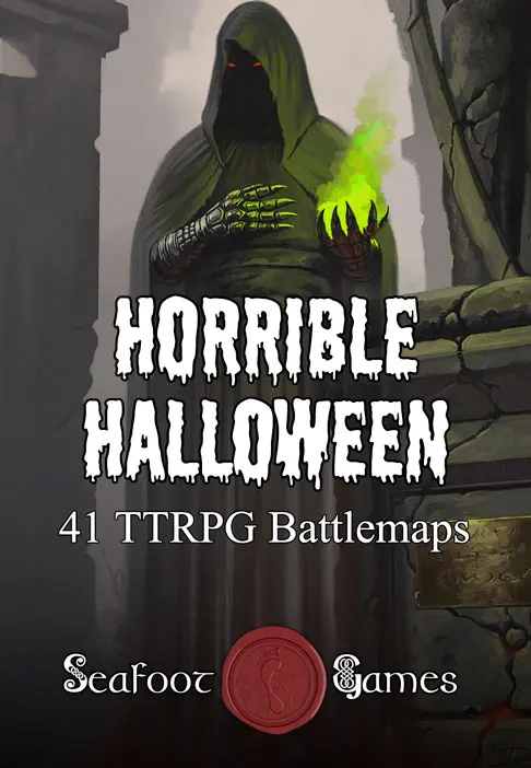Horrible Halloween - 41 DnD Battlemaps for Scary Sessions for $8