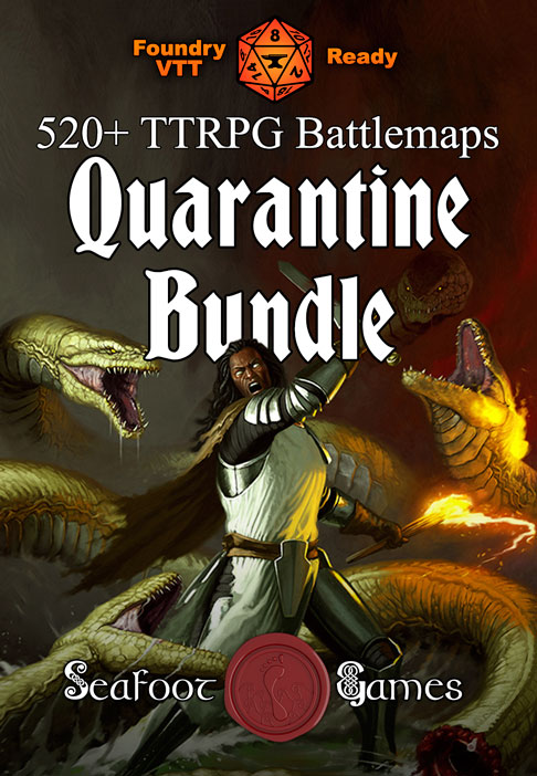 Quarantine Battlemap Bundle - 520+ Fantasy TTRPG Maps for $39