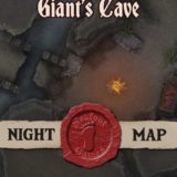Giant's Cave Night 30x20 DnD Battlemap