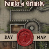 Hamlet of Grimsby 30x20 DnD Battlemap