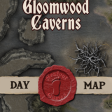 Gloomwood Caverns 30x20 DnD Battlemap