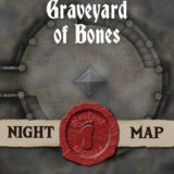 Graveyard of Bones (Night) 30x20 DnD Battlemap