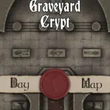 Graveyard Crypt 30x20 DnD Battlemap