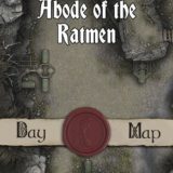 Download this Abode of the Ratmen 30x20 battlemap with adventure and take your players to a corrupted mine. Ready for VTTs & home printing!