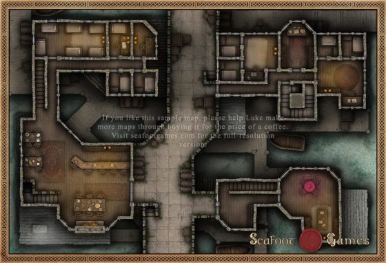 Quarantine Battlemap Bundle - 520+ Fantasy D&D Maps for $39