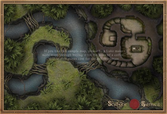 Quarantine D&D Battlemap Bundle - 520+ Fantasy D&D Maps for $39