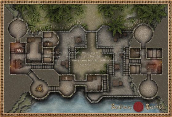 Seven Seas DnD Battlemap Bundle - 49 Maps for Sailing Sessions for $11 - Image 35