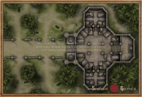 Quarantine Battlemap Bundle - 520+ Fantasy D&D Maps for $39