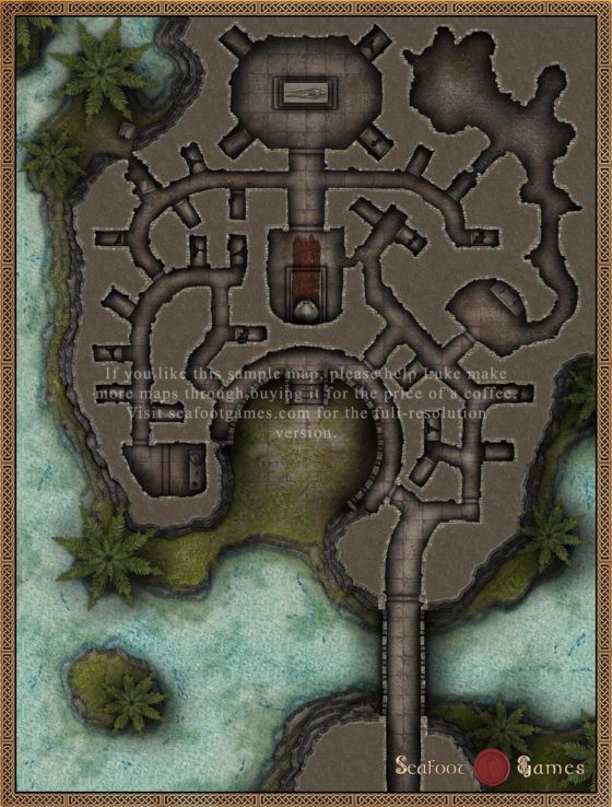 Quarantine D&D Battlemap Bundle - 520+ Fantasy D&D Maps for $39