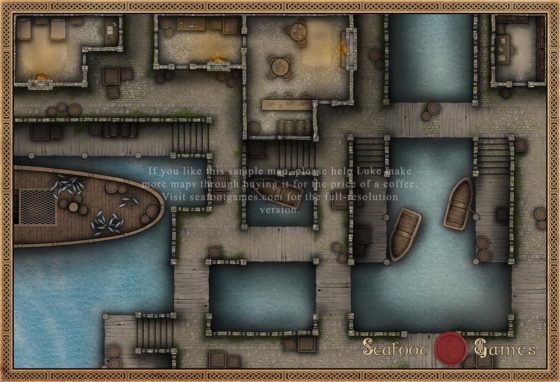 Seven Seas DnD Battlemap Bundle - 49 Maps for Sailing Sessions for $11 - Image 58