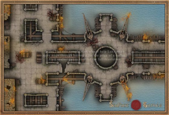 Seven Seas DnD Battlemap Bundle - 49 Maps for Sailing Sessions for $11 - Image 6