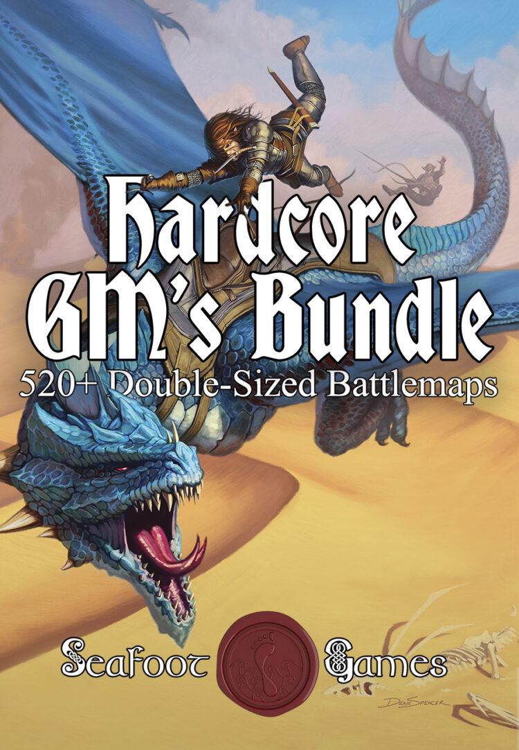 Hardcore GM's Battlemap Bundle - 520+ Double-Sized TTRPG Maps & Adventures for $39