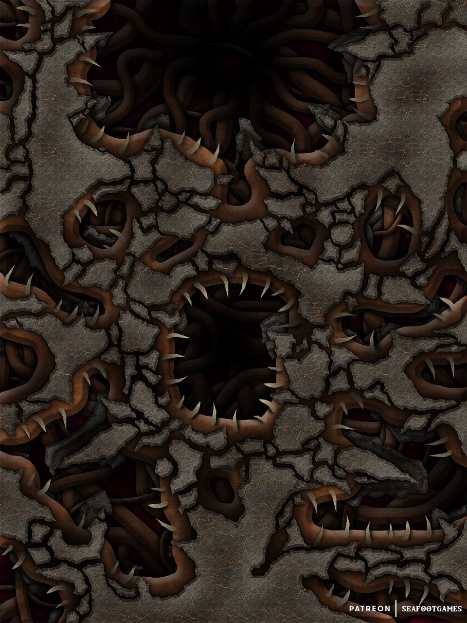 Free D D Battlemap Xeros The Living World Seafoot Games