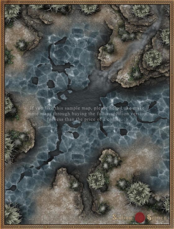 Hardcore GM's Battlemap Bundle - 420 Large D&D Maps for $59.99