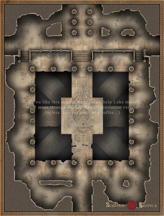 Hardcore GM's Battlemap Bundle - 420 Large D&D Maps for $59.99