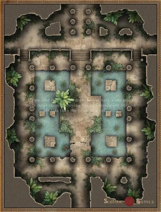 The Biggest Battlemap Bundle Ever! 1,040+ TTRPG Maps & Adventures for $69.99