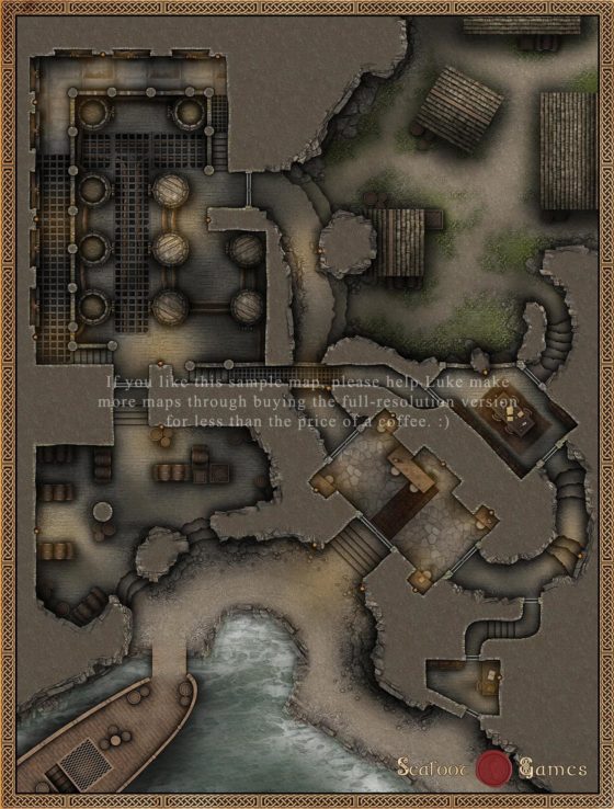 Hardcore GM's Battlemap Bundle - 420 Large D&D Maps for $59.99