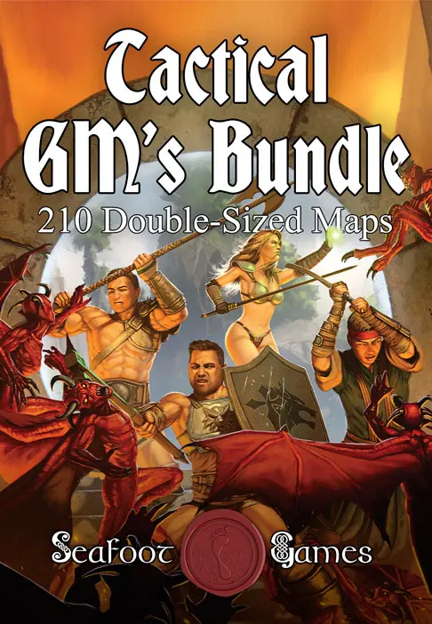 Tactical GM's DnD Battlemap Bundle - 210 Large Maps for $29.99