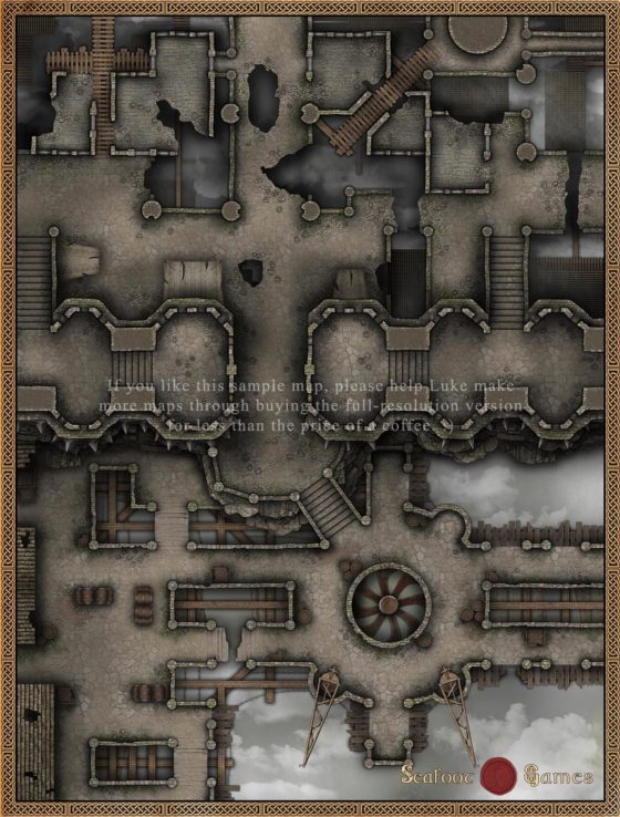 Tactical GM’s Battlemap Bundle – 210 Large D&D Maps for $29.99