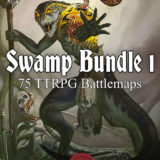 Swamp Battlemap Bundle 1 – 75 TTRPG Maps for $18.75