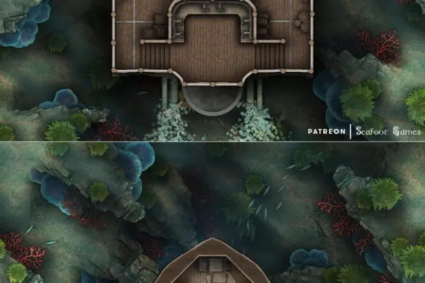 Gnomish Submarine Free Multi-Level D&D Battlemap with Adventure