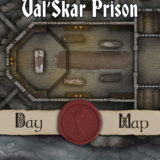 Val’Skar Prison - 40x30 Battlemap