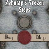 40x30 Battlemap - Zebutap’s Frozen Steps cover