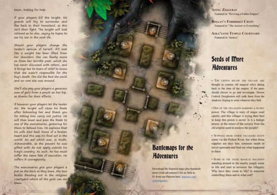 Adventurer's Guide to Bosaan D&D Battlemap Bundle