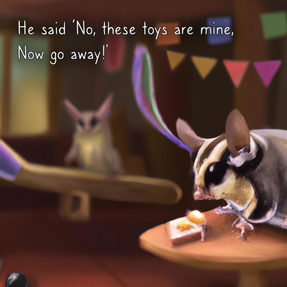 Sugar Glider Shares by Rianna Seefuss & DALL·E - Image 6