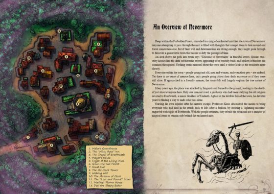 Nevermore Adventurer's Guide TTRPG Battlemap Bundle
