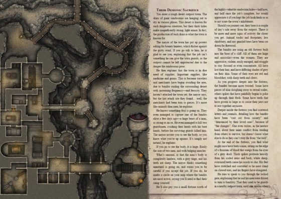 Sandworm Mesa Adventurer’s Guide by Seafoot Games - Lifeblood Desert Fortress's adventure