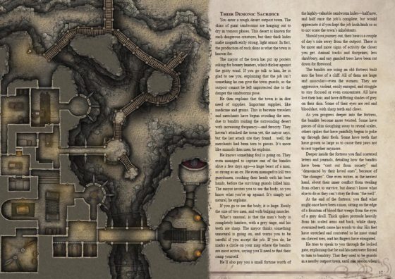 Sandworm Mesa Adventurer’s Guide by Seafoot Games - Lifeblood Desert Fortress's adventure