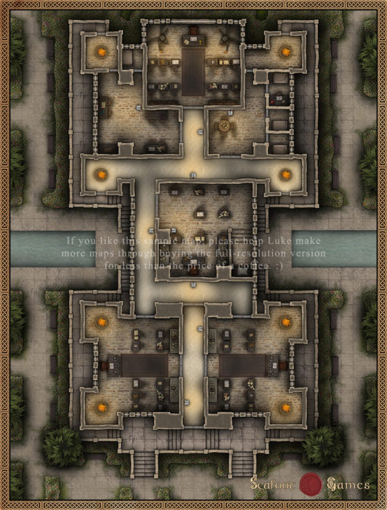 Angelwing Universtity 40x30 Battlemap with Adventure (FoundryVTT Ready!)