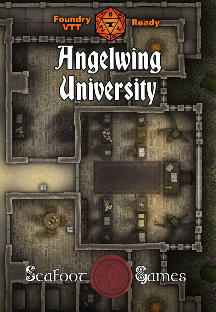 Angelwing Universtity 40x30 Battlemap with Adventure (FoundryVTT Ready!)