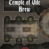 Temple of Vile Brew 40x30 Battlemap with Adventure (FoundryVTT Ready!)