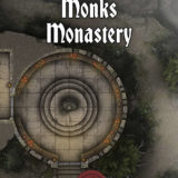 Monk’s Monastery 40x30 Battlemap with Adventure (FoundryVTT Ready!)