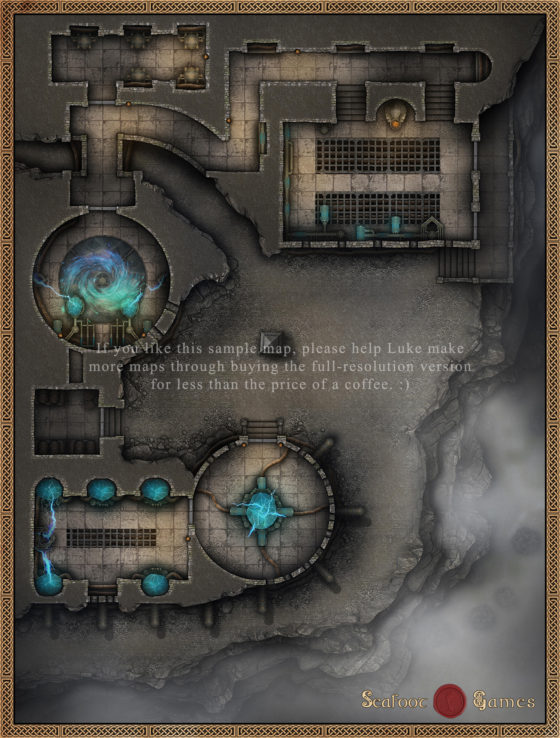 The Lightning Forge 40x30 Battlemap with Adventure (FoundryVTT Ready!)