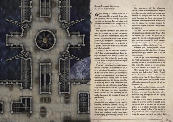 The Wandering City Adventurer’s Guide TTRPG Battlemap Bundle