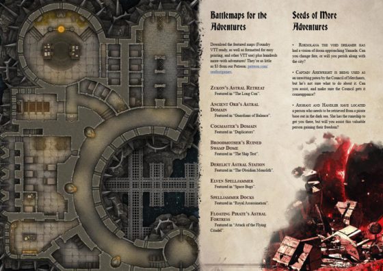 The Wandering City Adventurer’s Guide TTRPG Battlemap Bundle
