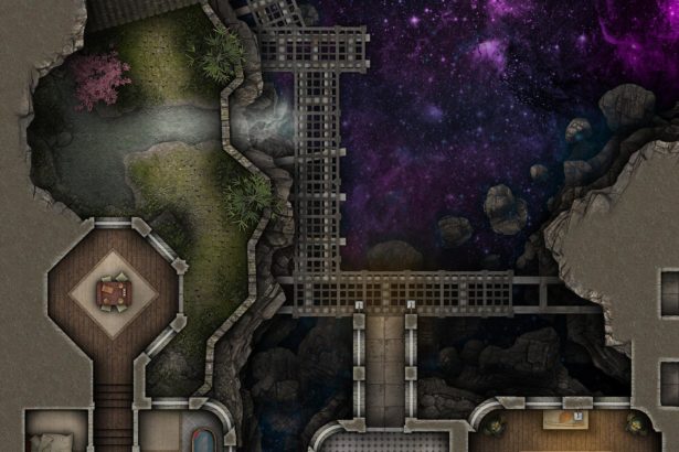 Zukon's Astral Retreat Free 40×30 Battlemap & Adventure