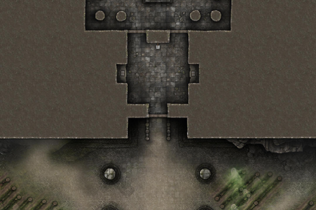 Haunted Vineyard Free 40x30 Multi-Level Battlemap & Adventure