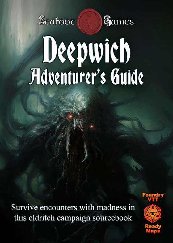 Deepwich Adventurer’s Guide TTRPG Battlemap Bundle