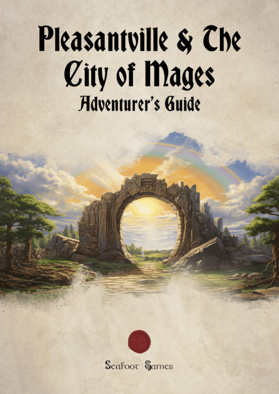 Pleasantville & the City of Mages Adventurer's Guide TTRPG Battlemap Bundle