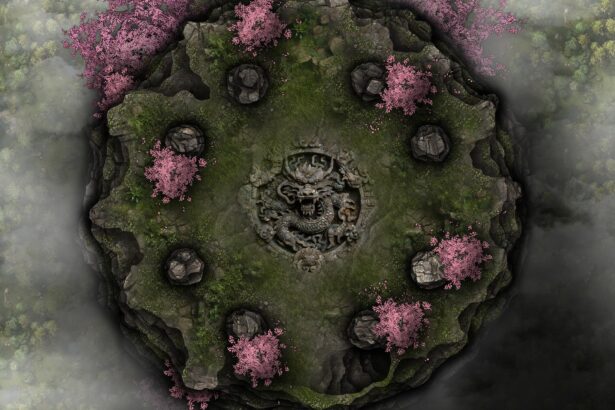 Level 1 of our Pillar of the Seventh Dragon Free 40x30 Multi-Level Battlemap & Adventure, featuring dragon orbs & a powerful wish of good for evil. VTT ready!