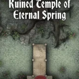 Ruined Temple of Eternal Spring 40x30 Battlemap with Adventure (FoundryVTT-Ready!)