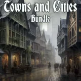 Towns and Cities Battlemap Bundle - 20 Maps for $6.87