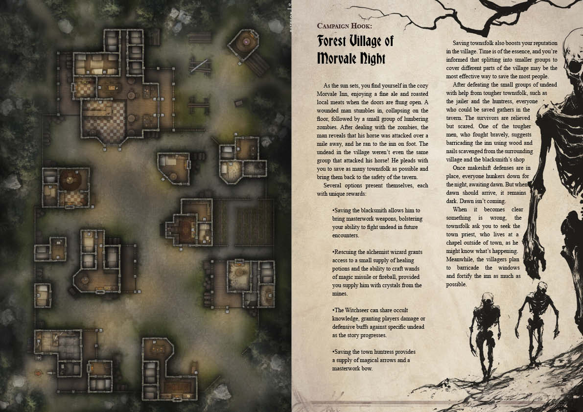 Night of the Living Dead Campaign Sourcebook with Foundry VTT Ready Battlemaps (System Agnostic) - Image 3