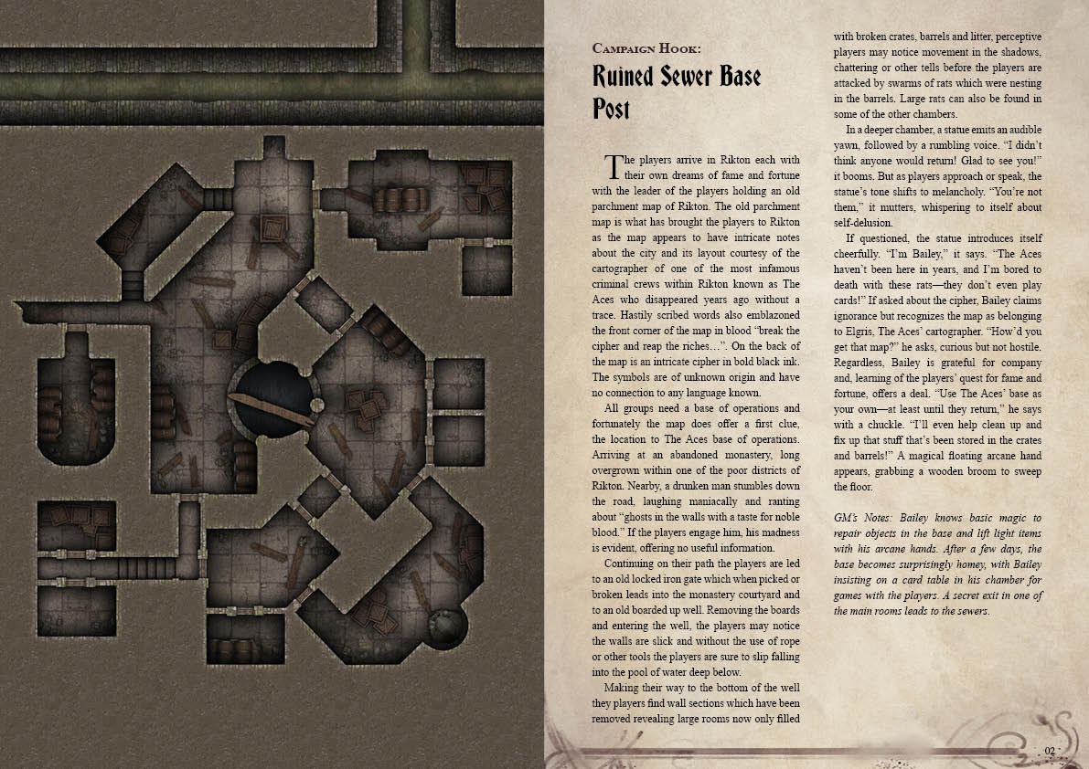 Shadows of Rikton Campaign Sourcebook with Foundry VTT Ready Battlemaps (System Agnostic) - Image 11