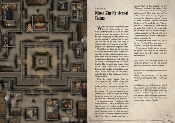 Shadows of Rikton Campaign Sourcebook with Foundry VTT Ready Battlemaps (System Agnostic) - Image 10